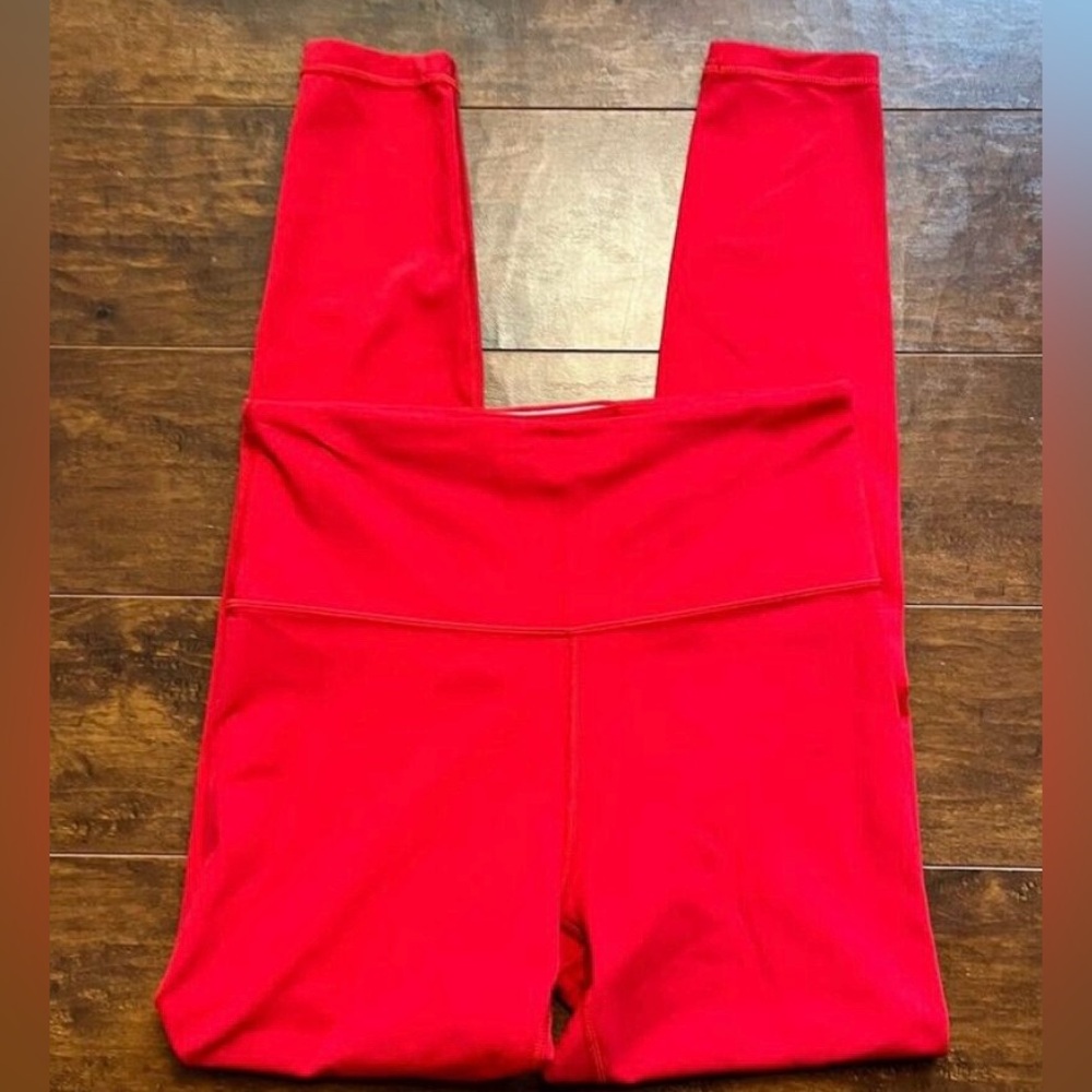 Athleta Ultra High Rise Elation Tight Red Womens
Athltic Size Small
